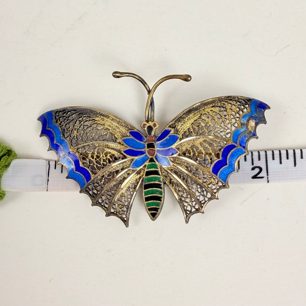 Golden Butterfly Brooch Butterfly Pin
