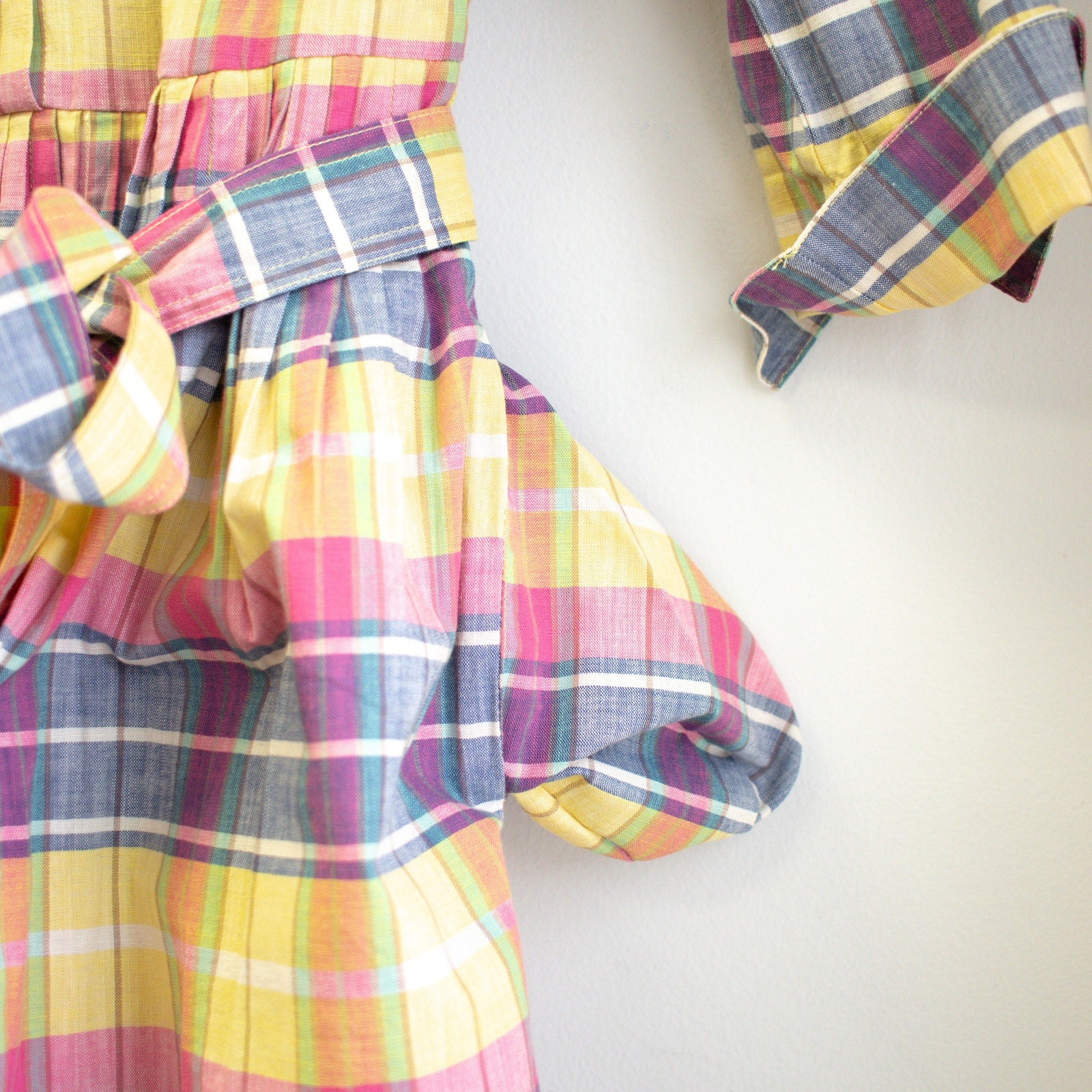 Plaid Long Sleeve Shirt Dress Size 4