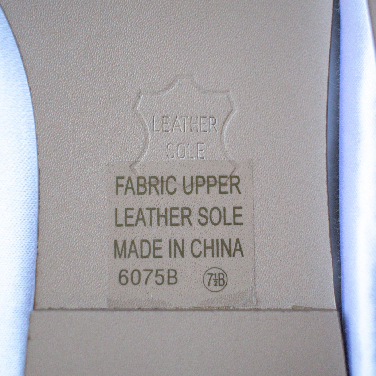 Special Occasions by Saugus Shoe Satin White Ballet Shoes Size 8W