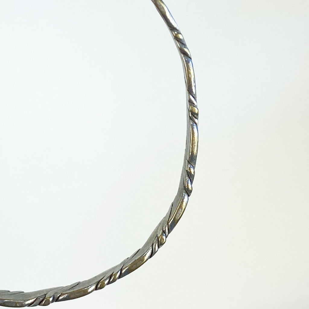 Made in Mexico Bangle Silver Plate
