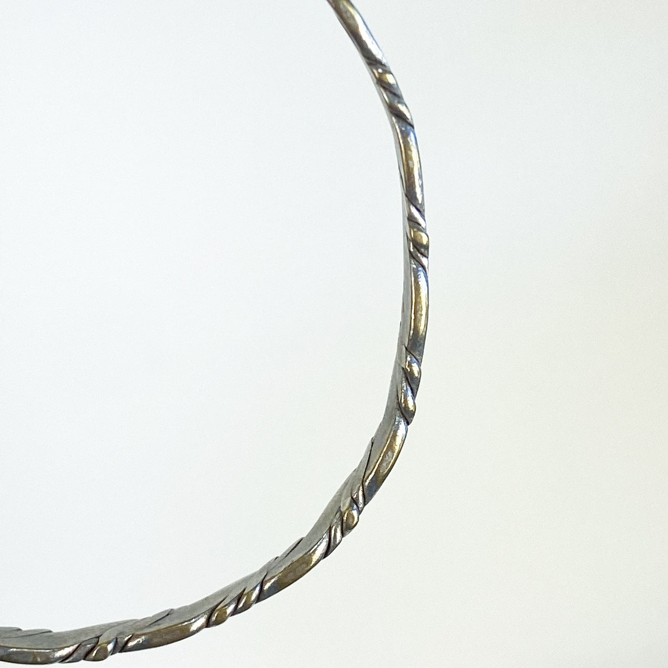 Made in Mexico Bangle Silver Plate