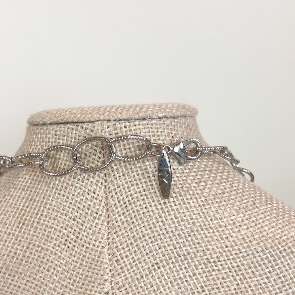 Indie Sleaze Multi-Strand Silver and Black New York and Company Necklace