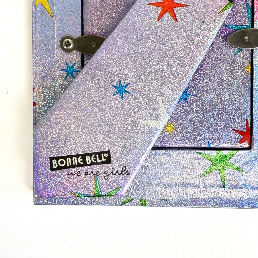 Y2K Purple Frame Smackers Bonne Bell Star Pattern Sparkly Picture Frame
