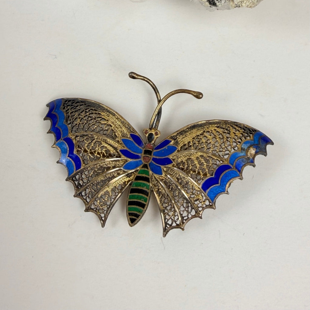 Golden Butterfly Brooch Butterfly Pin