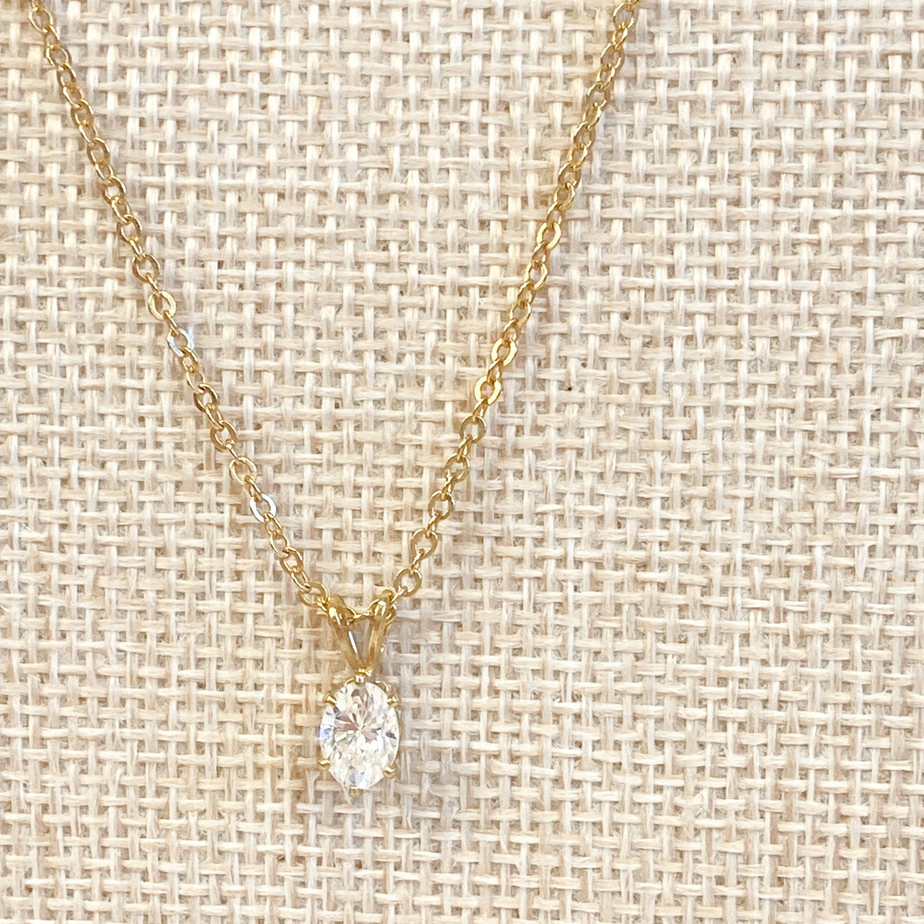 Little Sparkly Gold Necklace