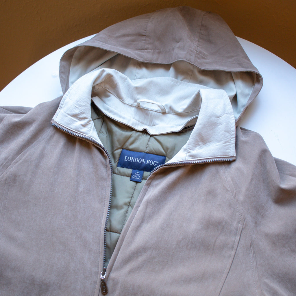 London Fog Beige Winter Coat Size Medium