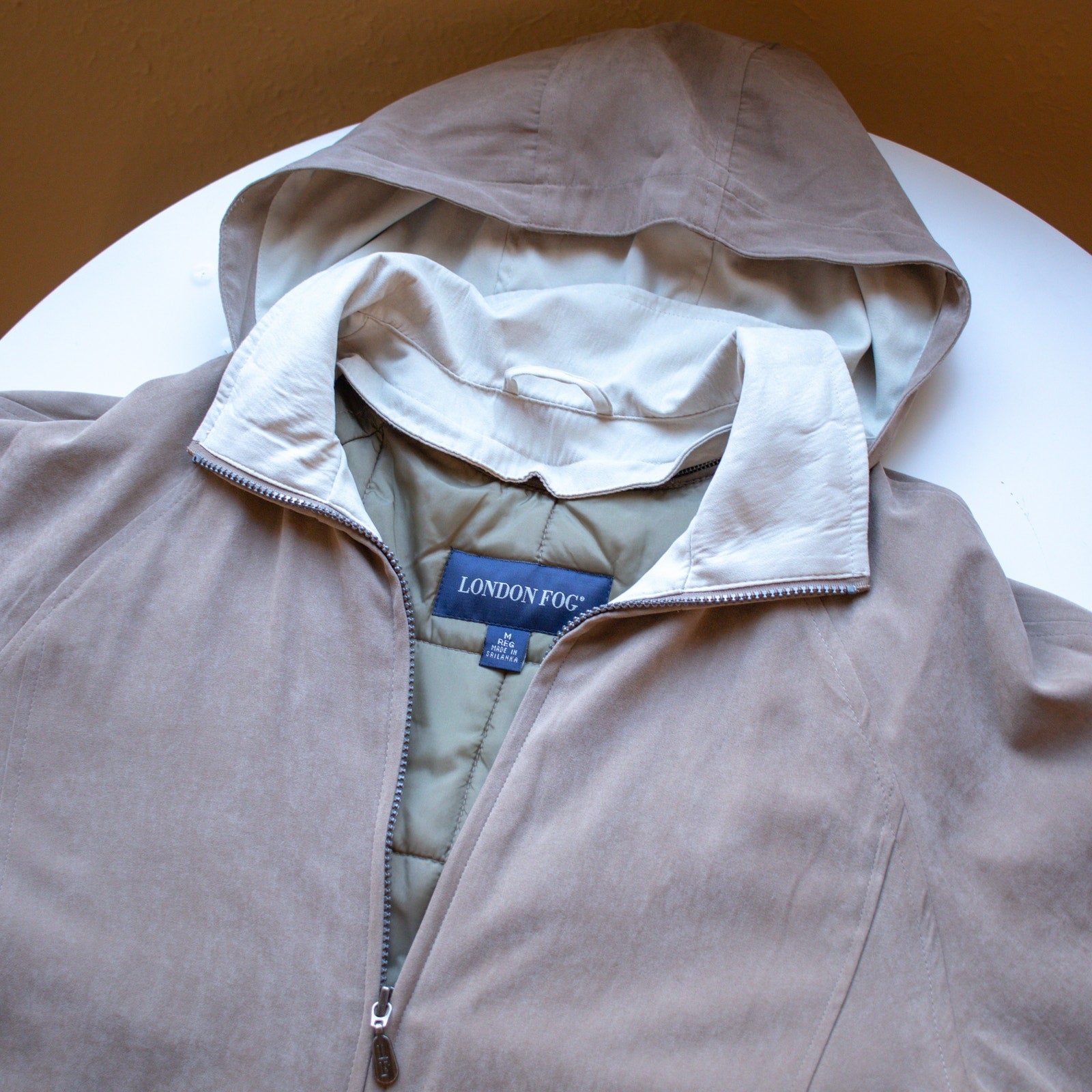 London Fog Beige Winter Coat Size Medium