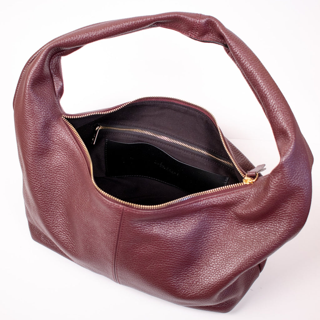 Hyer Goods The Everyday Burgundy Shoulder bag