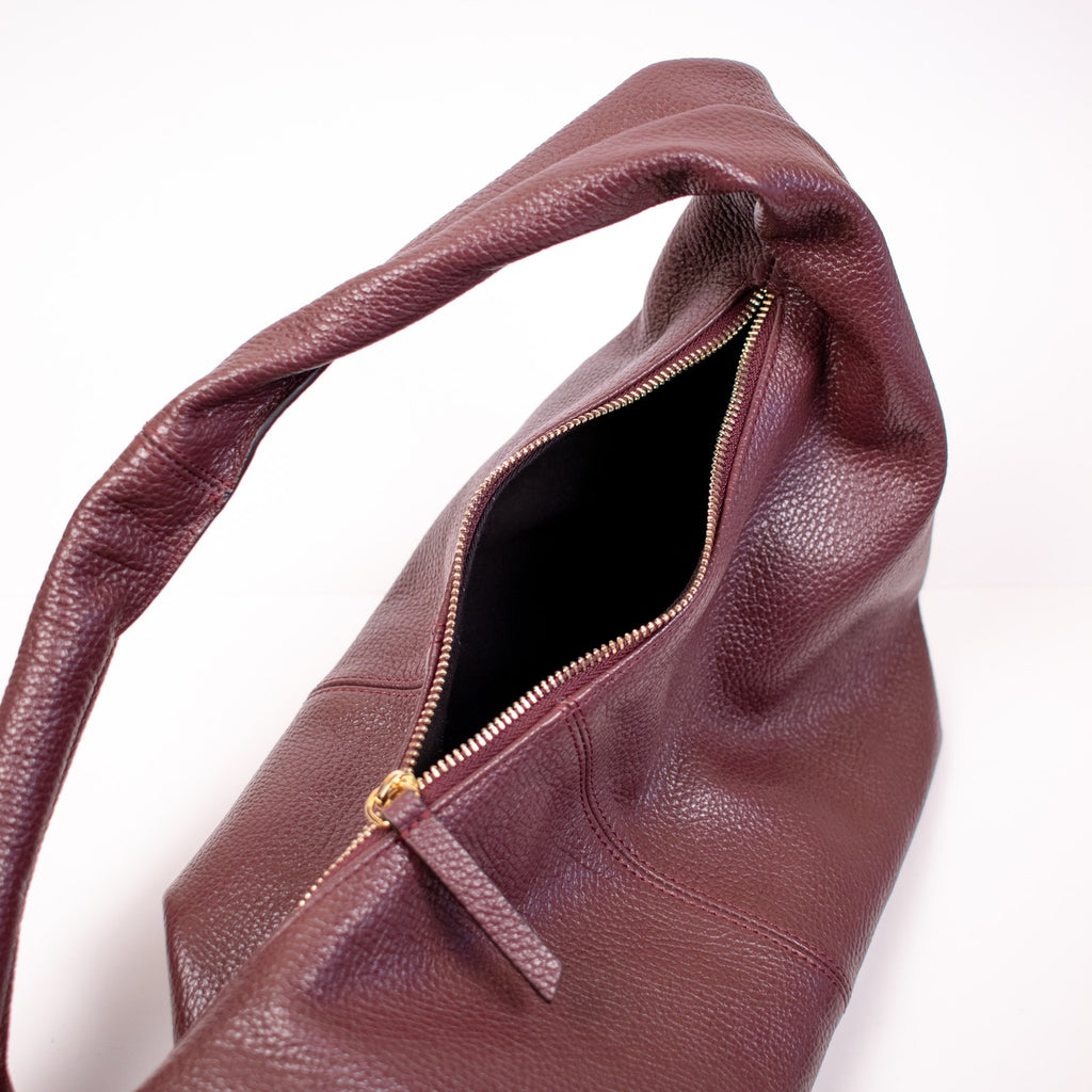 Hyer Goods The Everyday Burgundy Shoulder bag