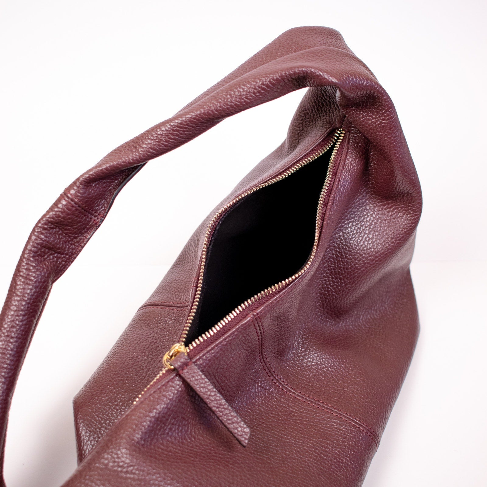 Hyer Goods The Everyday Burgundy Shoulder bag