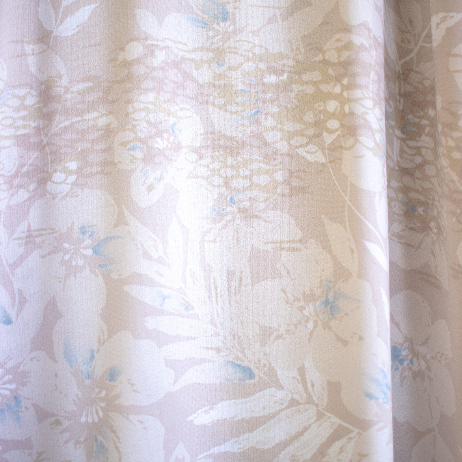 Vintage 90s Tan Floral Maxi Skirt Size 16