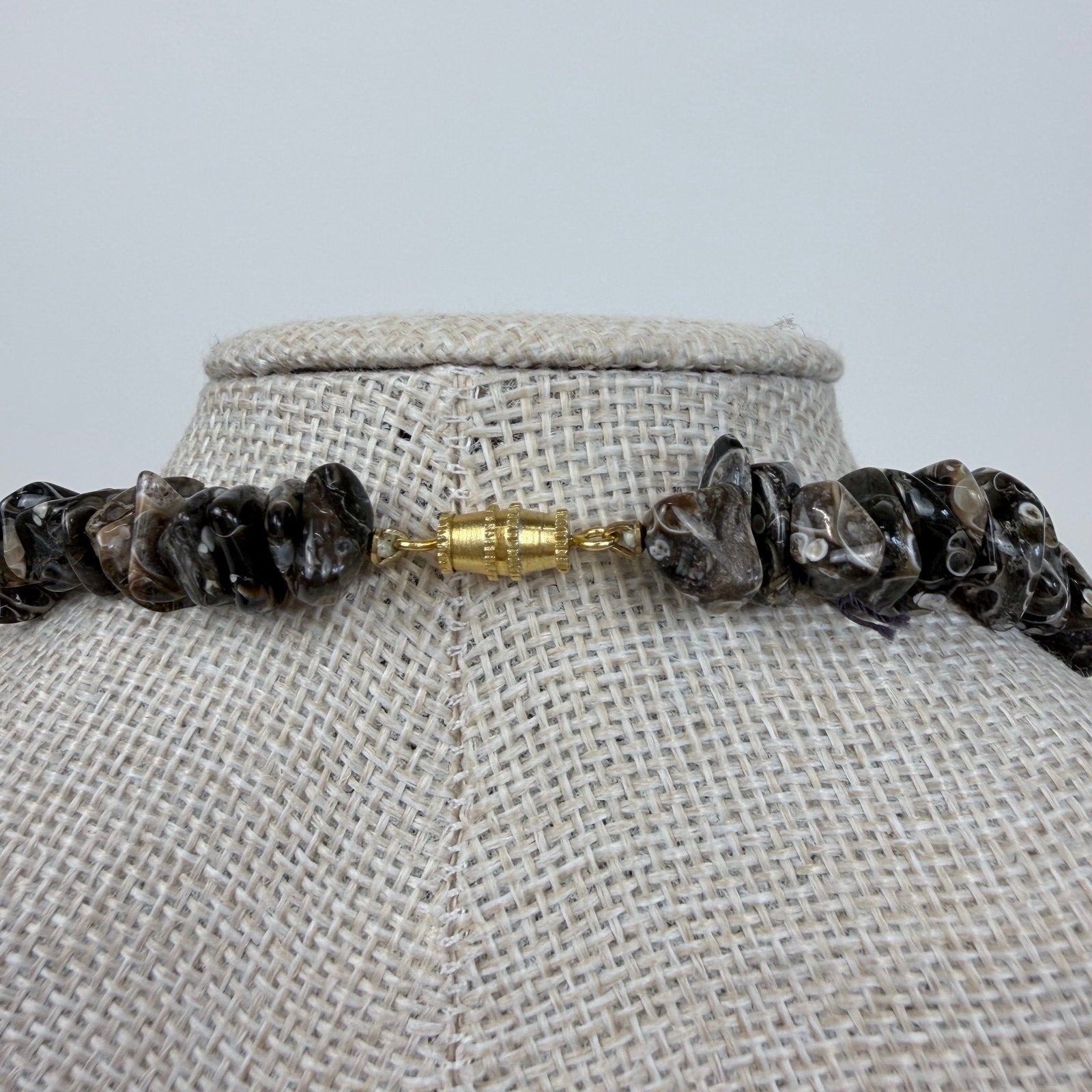 Tumbled Rhodonite Necklace