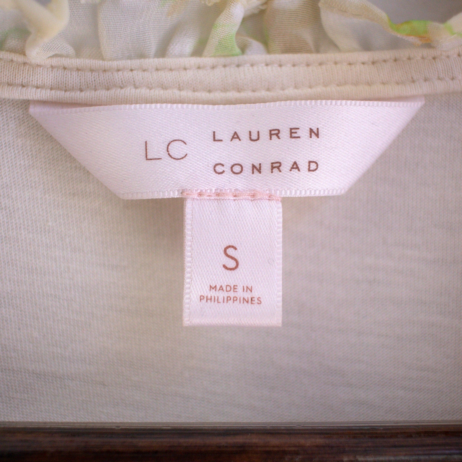 Yellow Floral Top Size Small