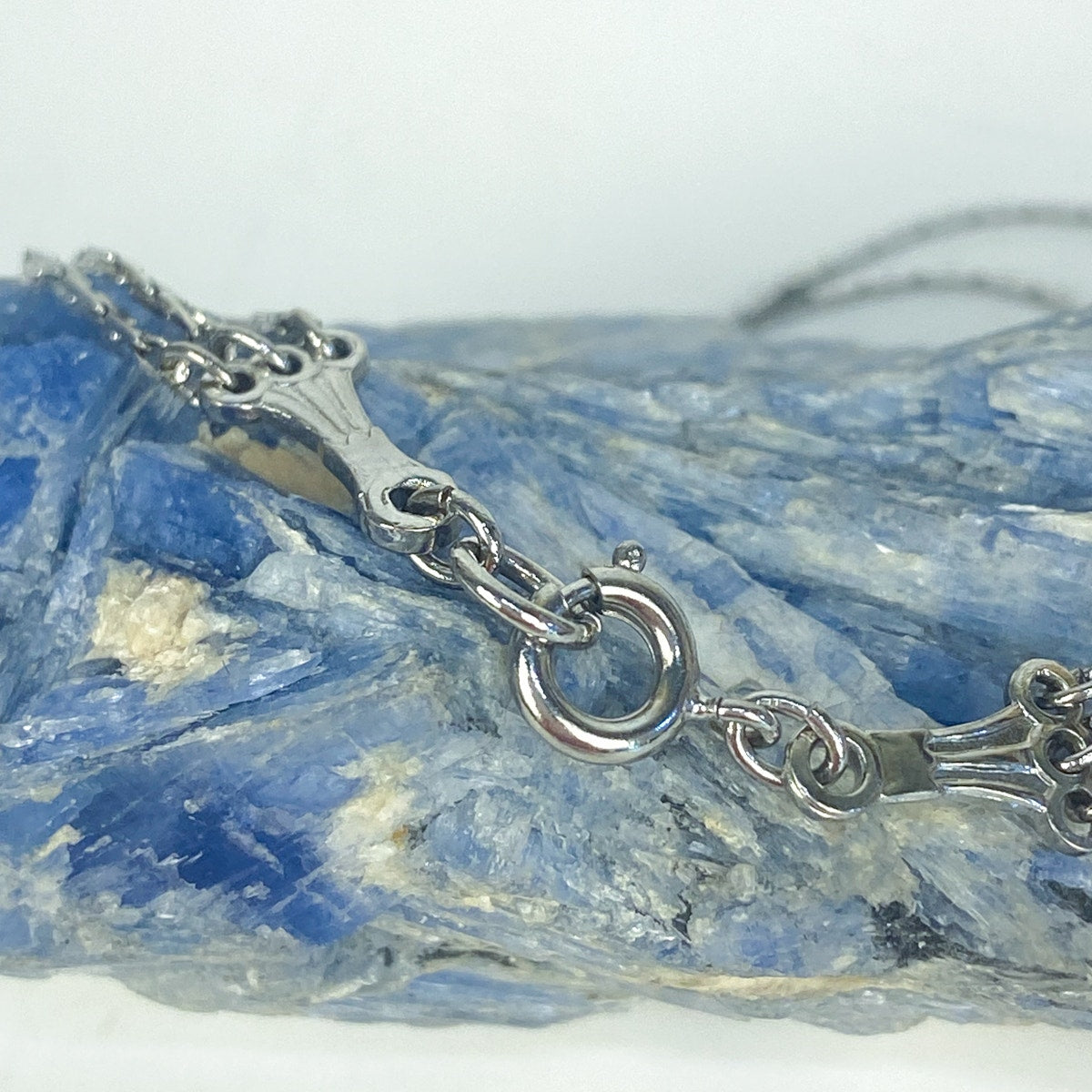 Silver Tone Multi Strand Bracelet.