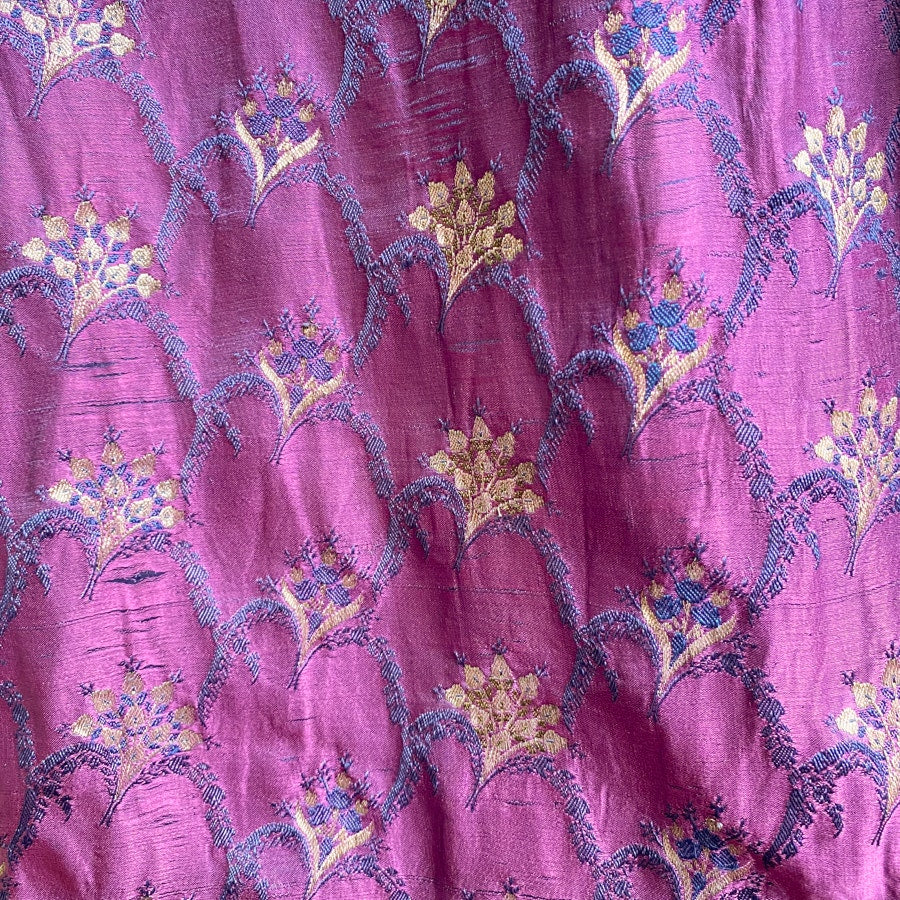 Sherwani Purple and Green Satin Women's Small