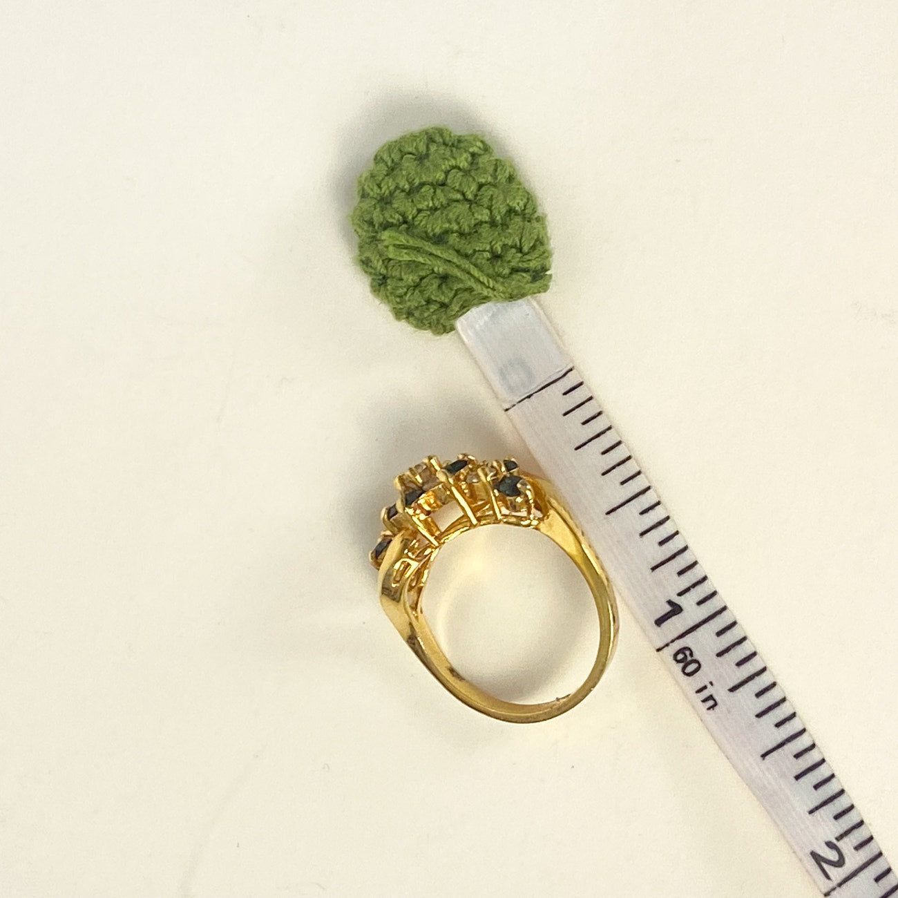 18k Gold Plated Cluster Ring
