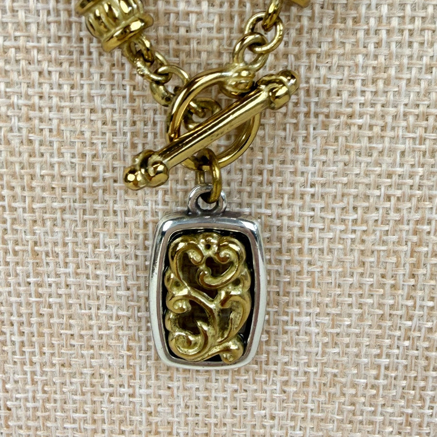 Brighton Two-Toned Charm Necklace