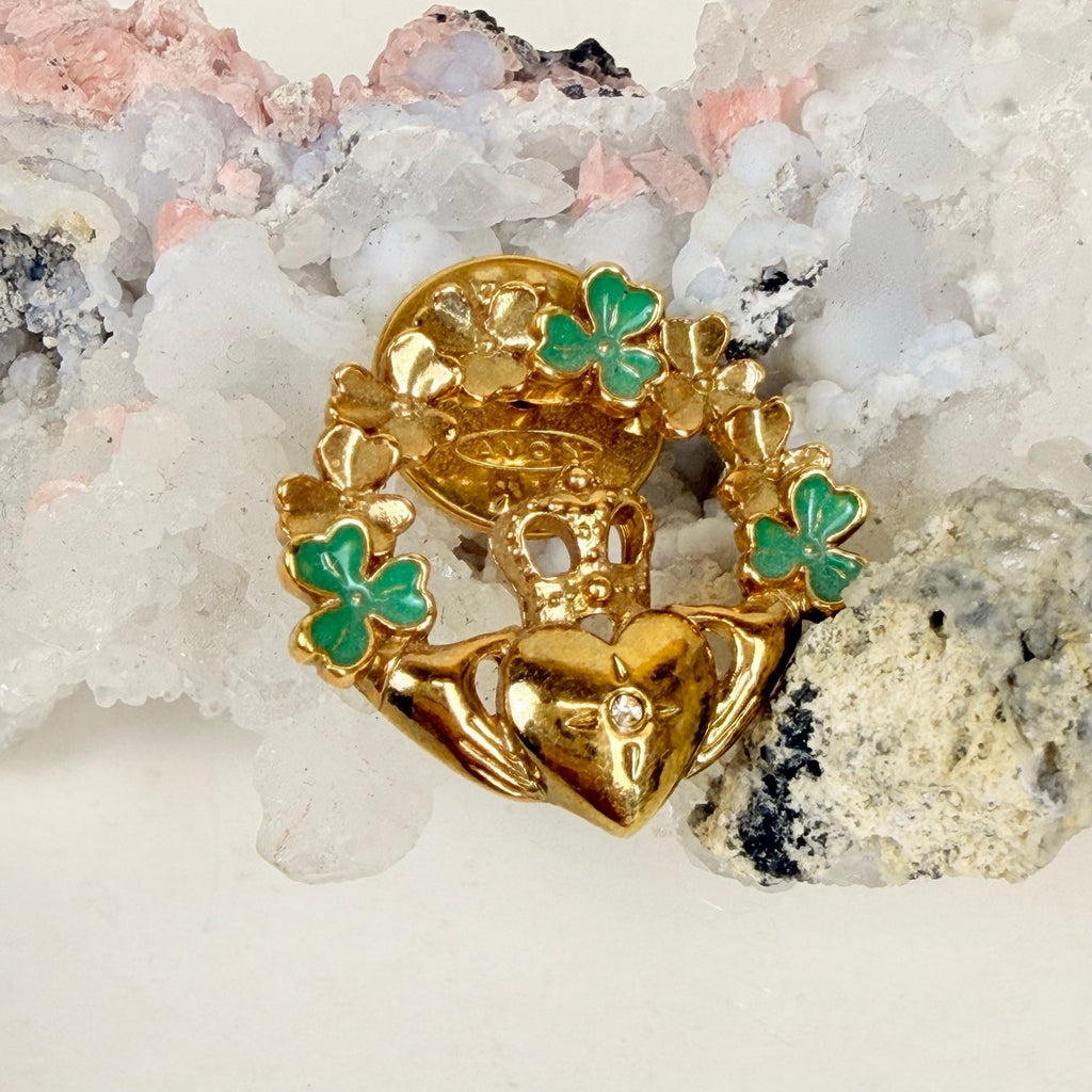 Avon claddagh pin