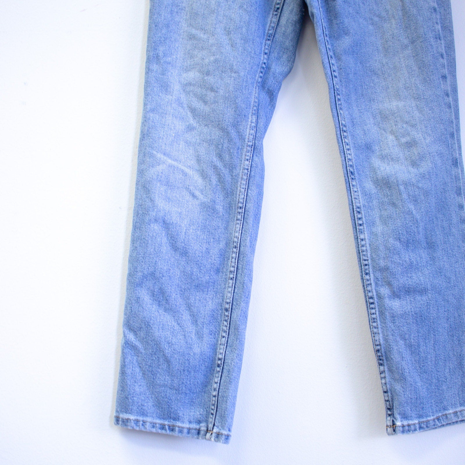 Topshop MOTO W26 x L32 Light Wash Straight Fit Jeans