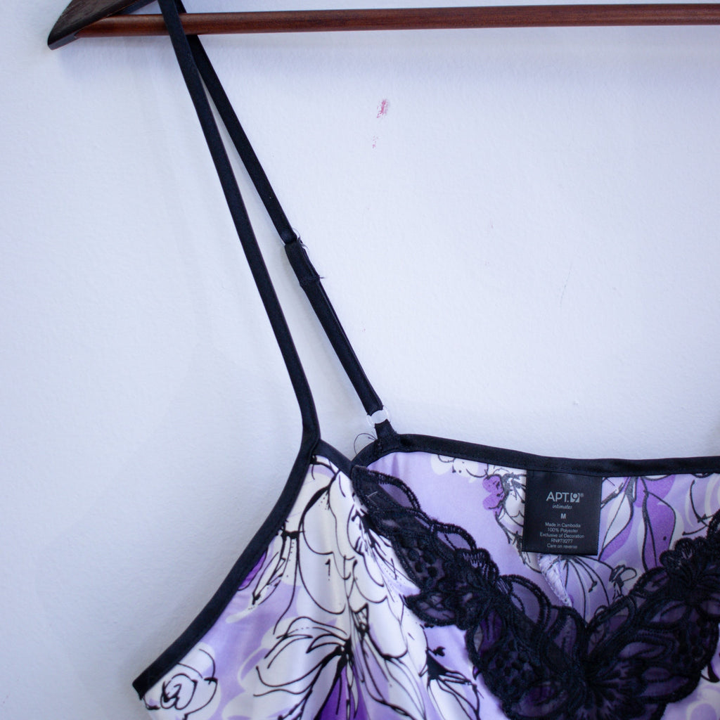 APT.9 Size Medium Violet Floral Nightgown