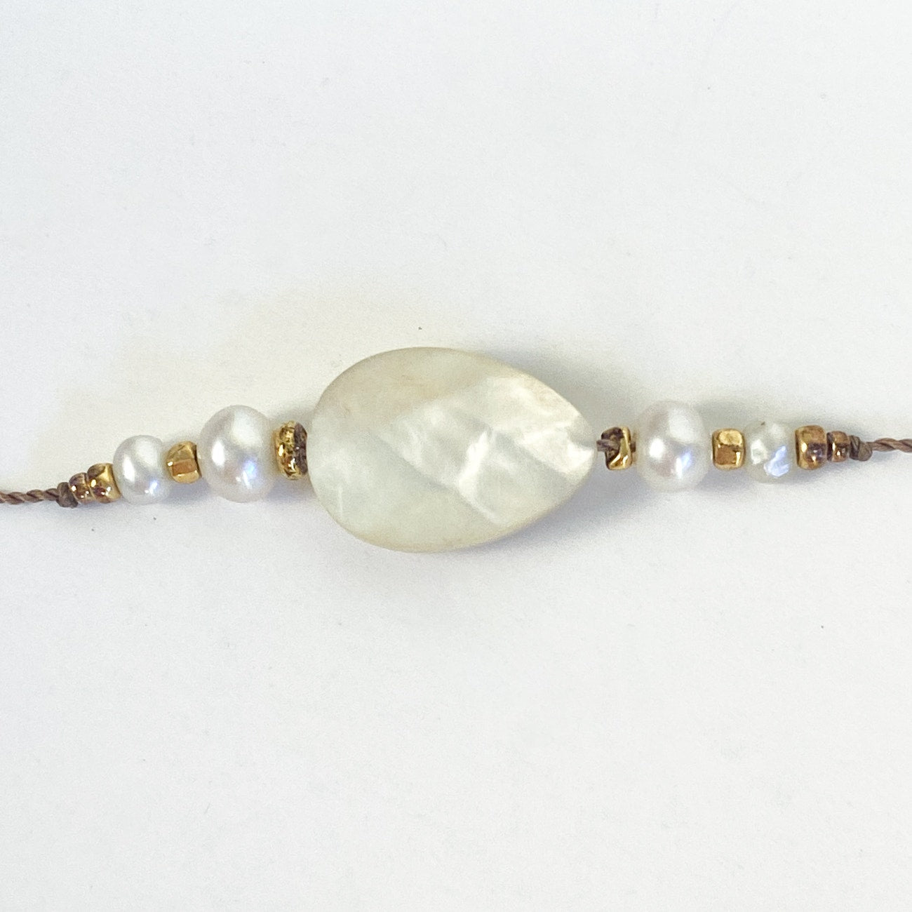 14ct GF and Freshwater Pearl Beaded Bracelet
