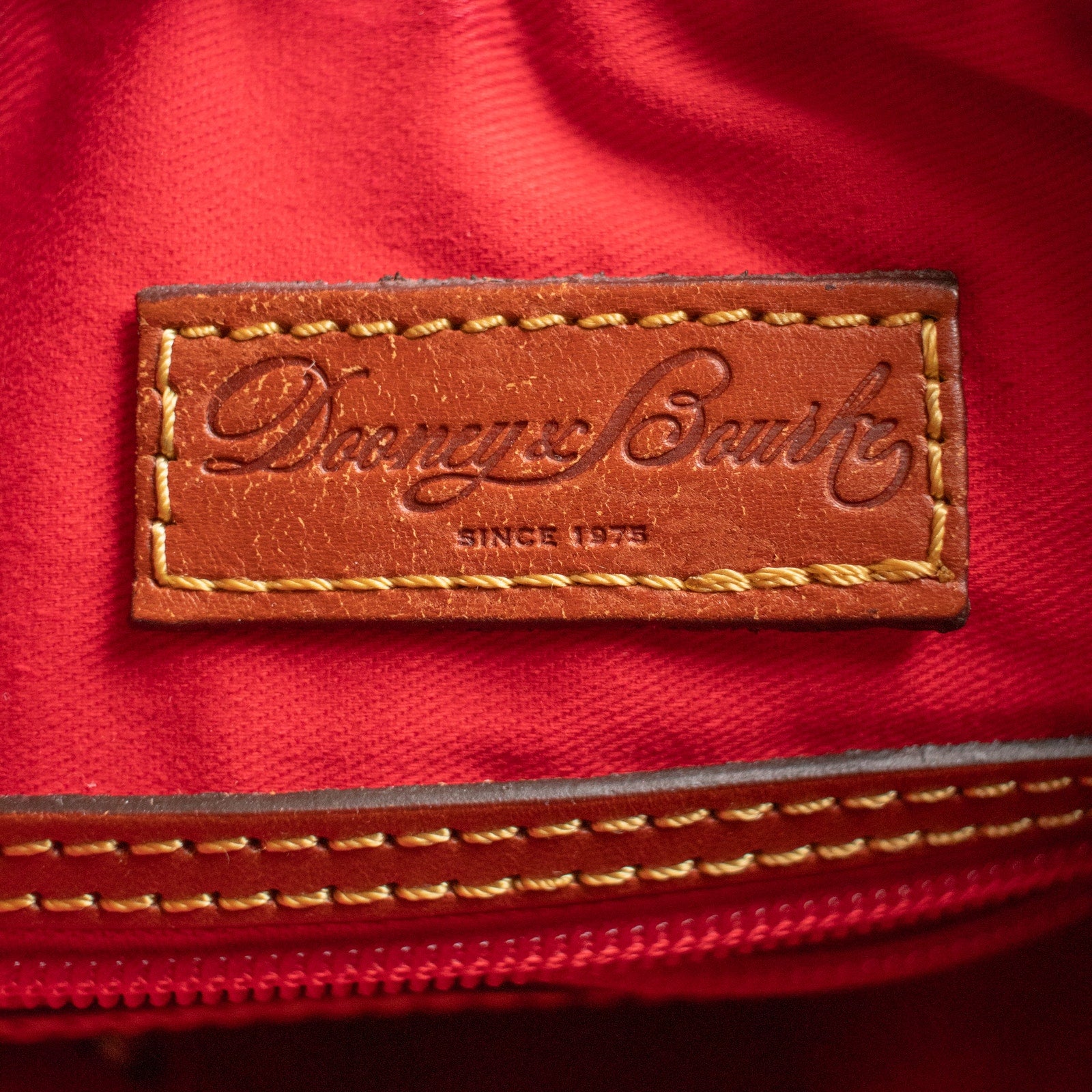 Dooney & Bourke Gray Crossbody bag Red Interior