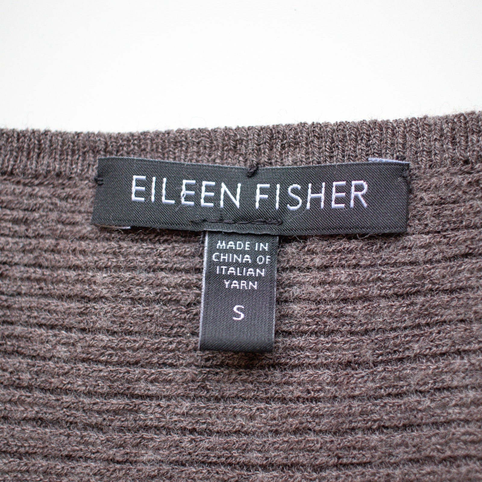 Eileen Fisher Washable Wool Zip-up Cardigan Size Small