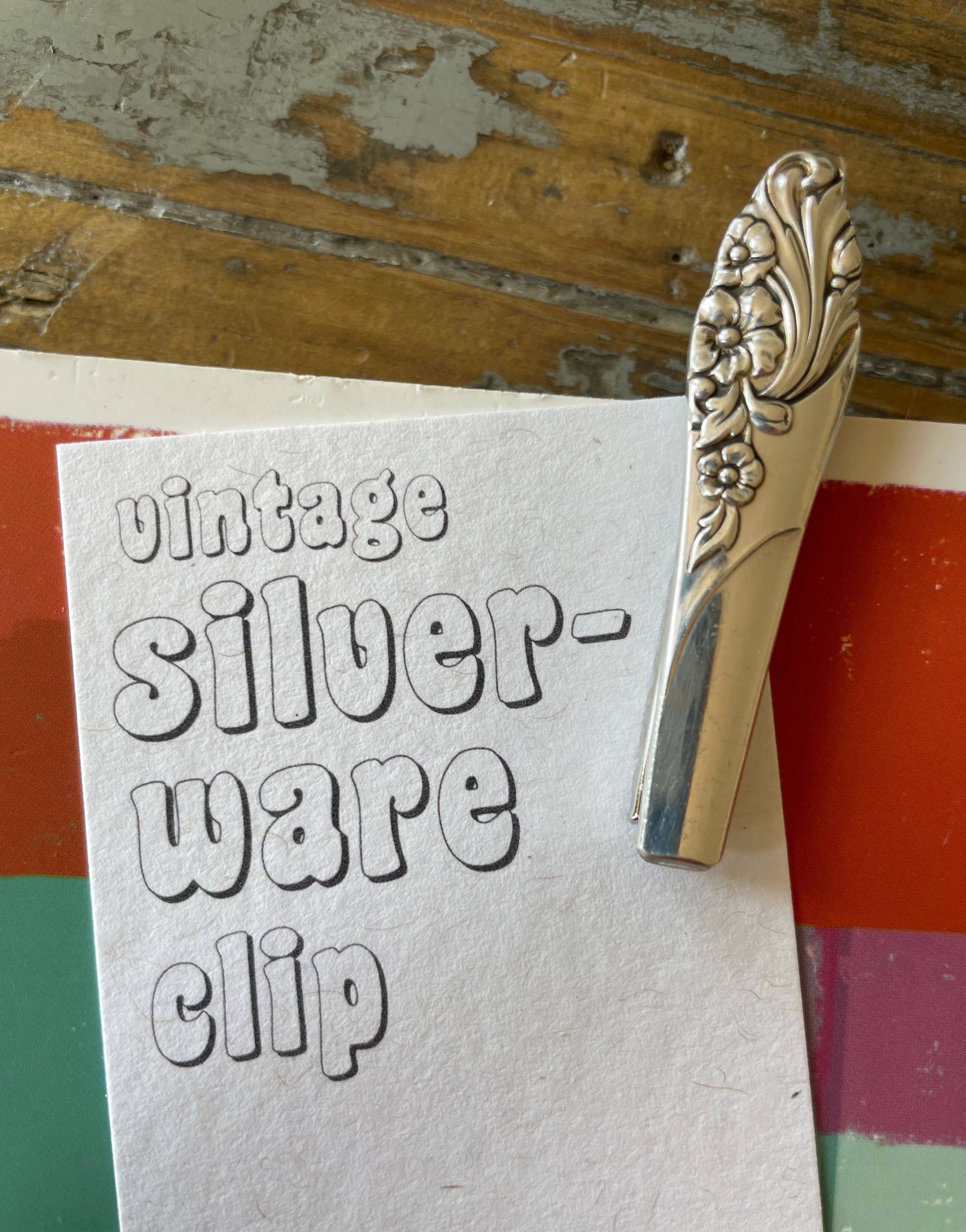 Reclaimed Silverware Clip