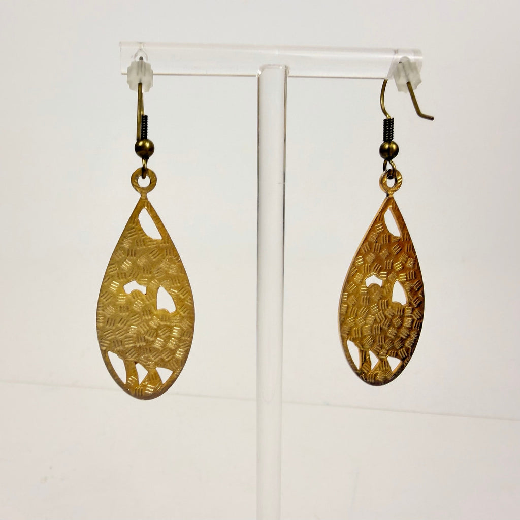 Lace Design Floral Earrings