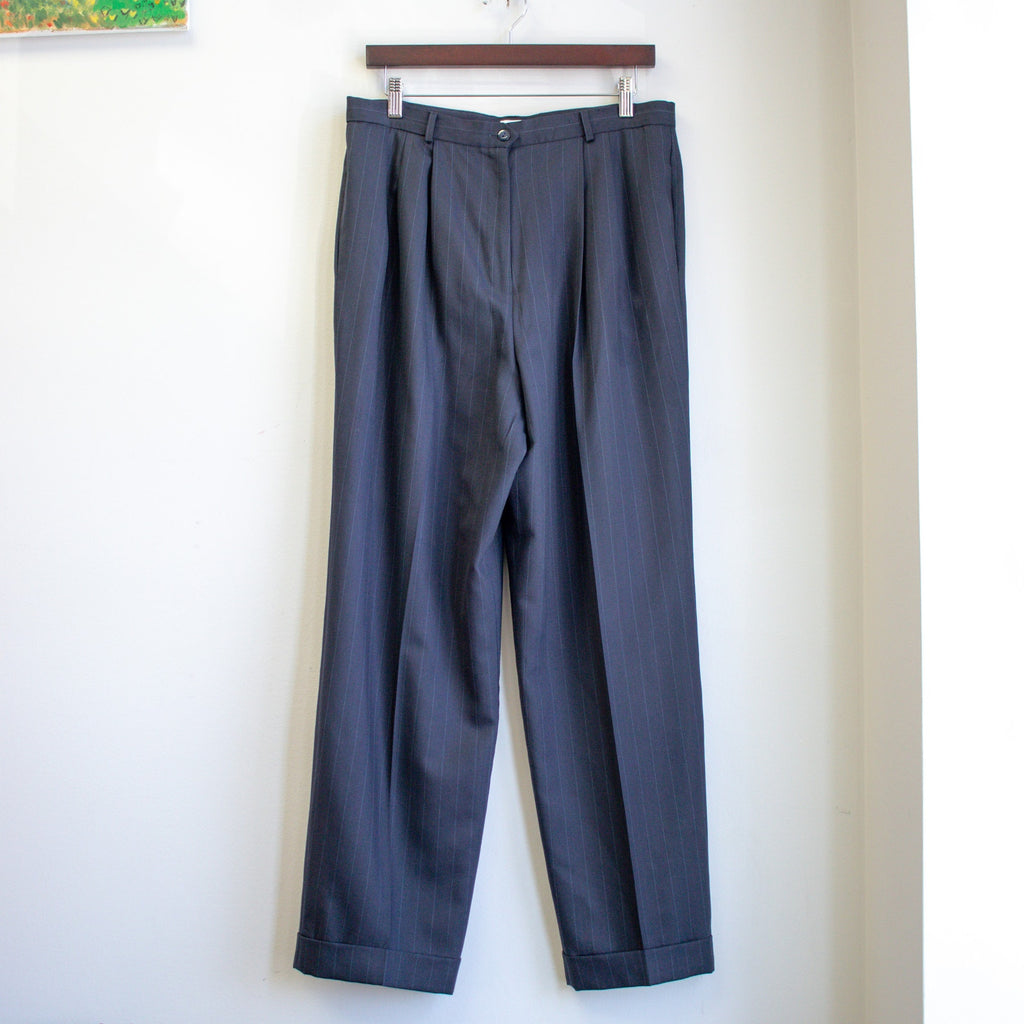 Talbots Wool Pinstriped Dress Pants Size 12