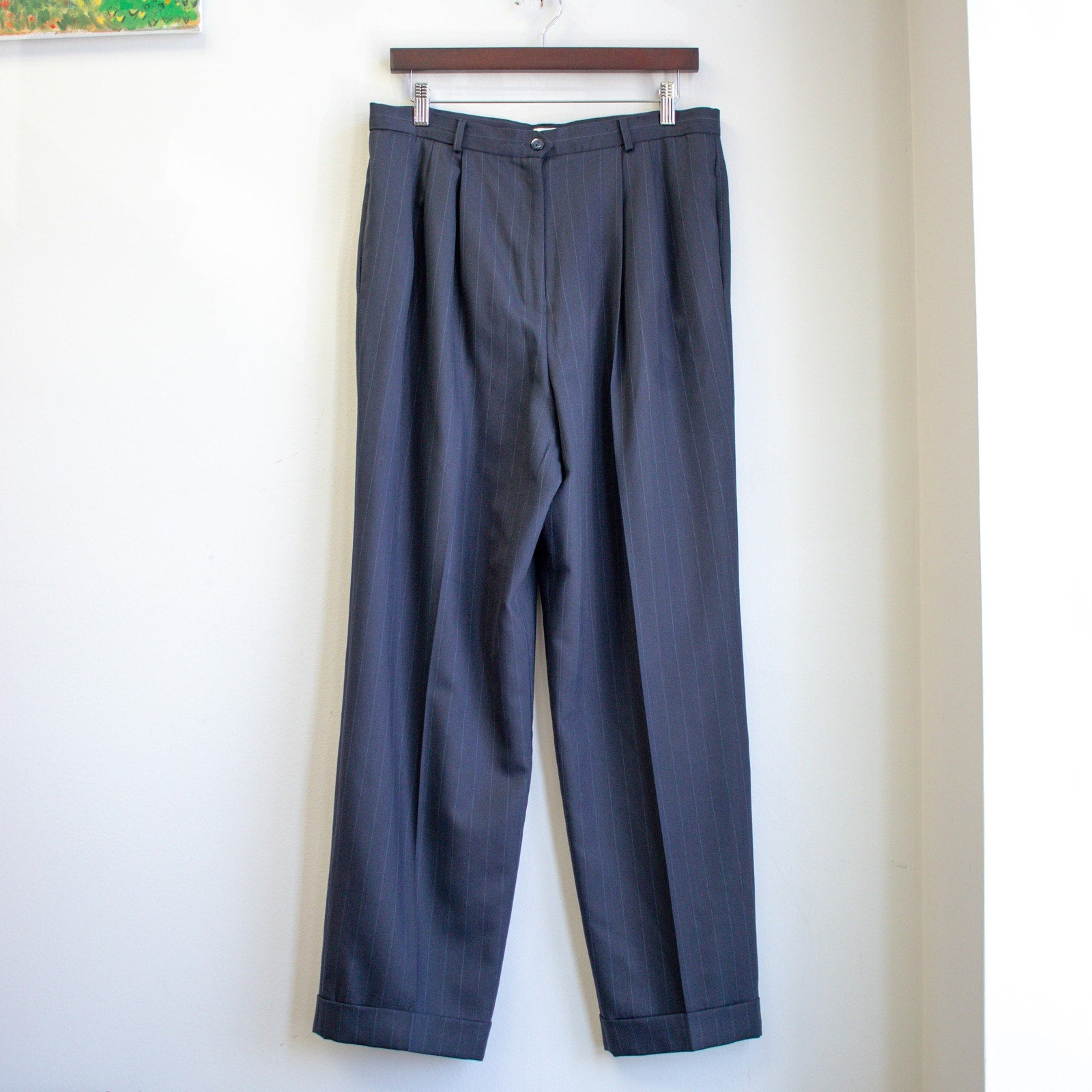 Talbots Wool Pinstriped Dress Pants Size 12