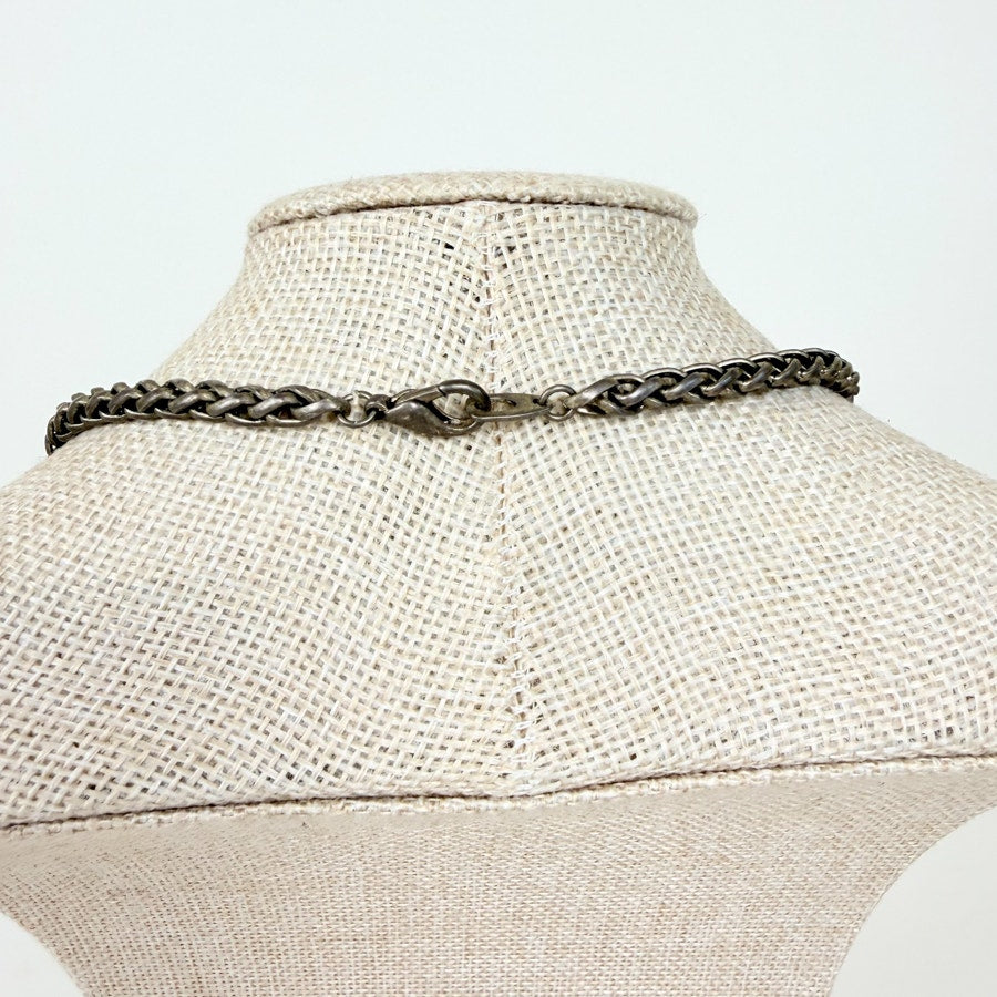 Wheat Silver Tone 18" Chain