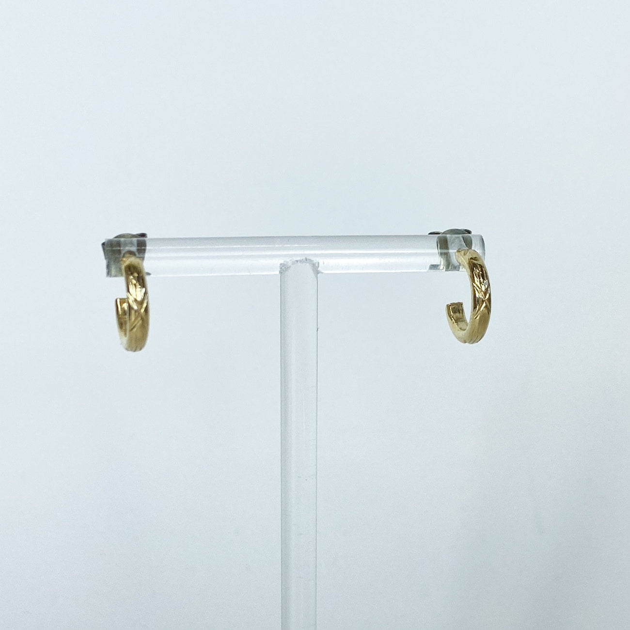 Vintage Small Gold Hoop Earrings
