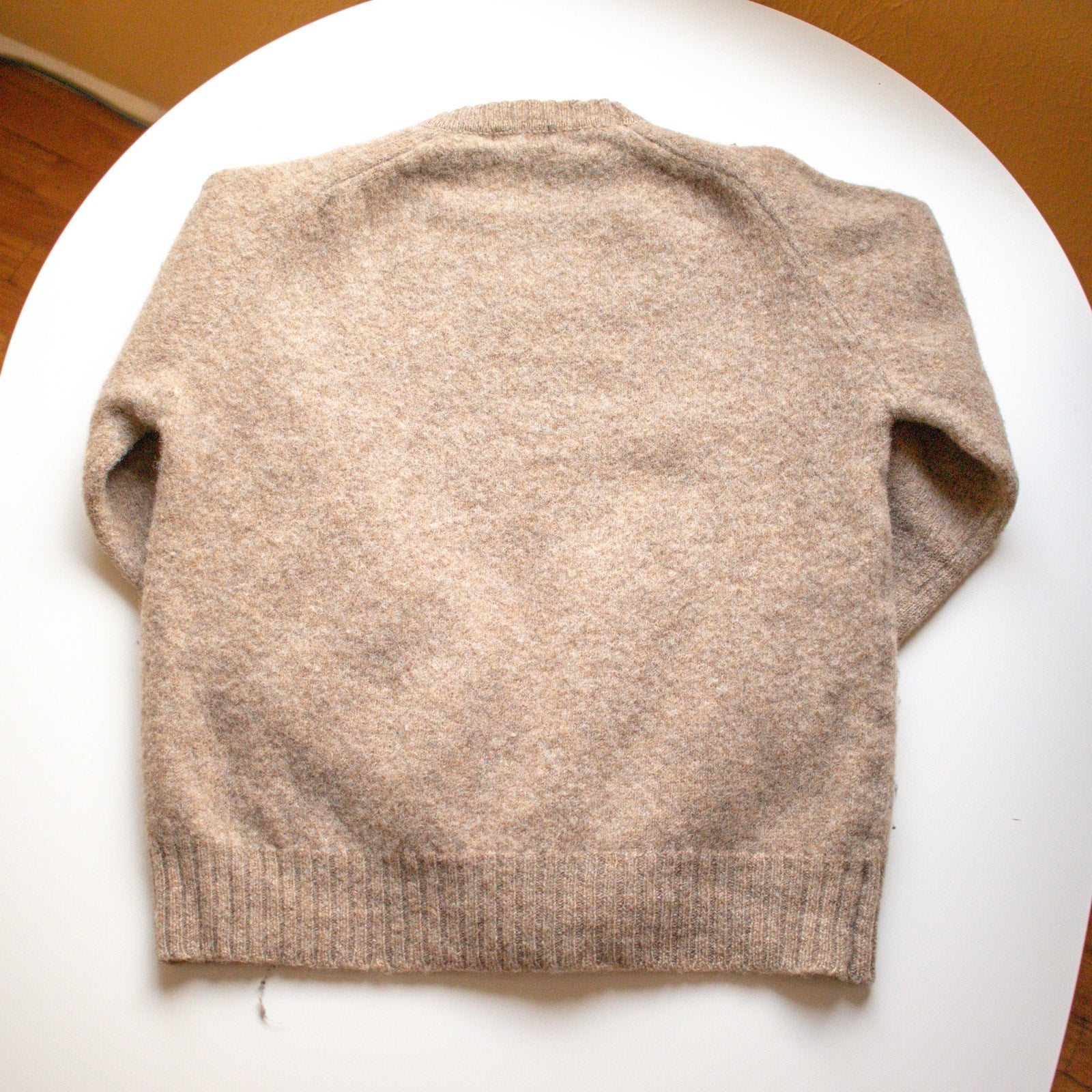 Vintage L.L. Bean 100% Brown Wool Sweater Size S