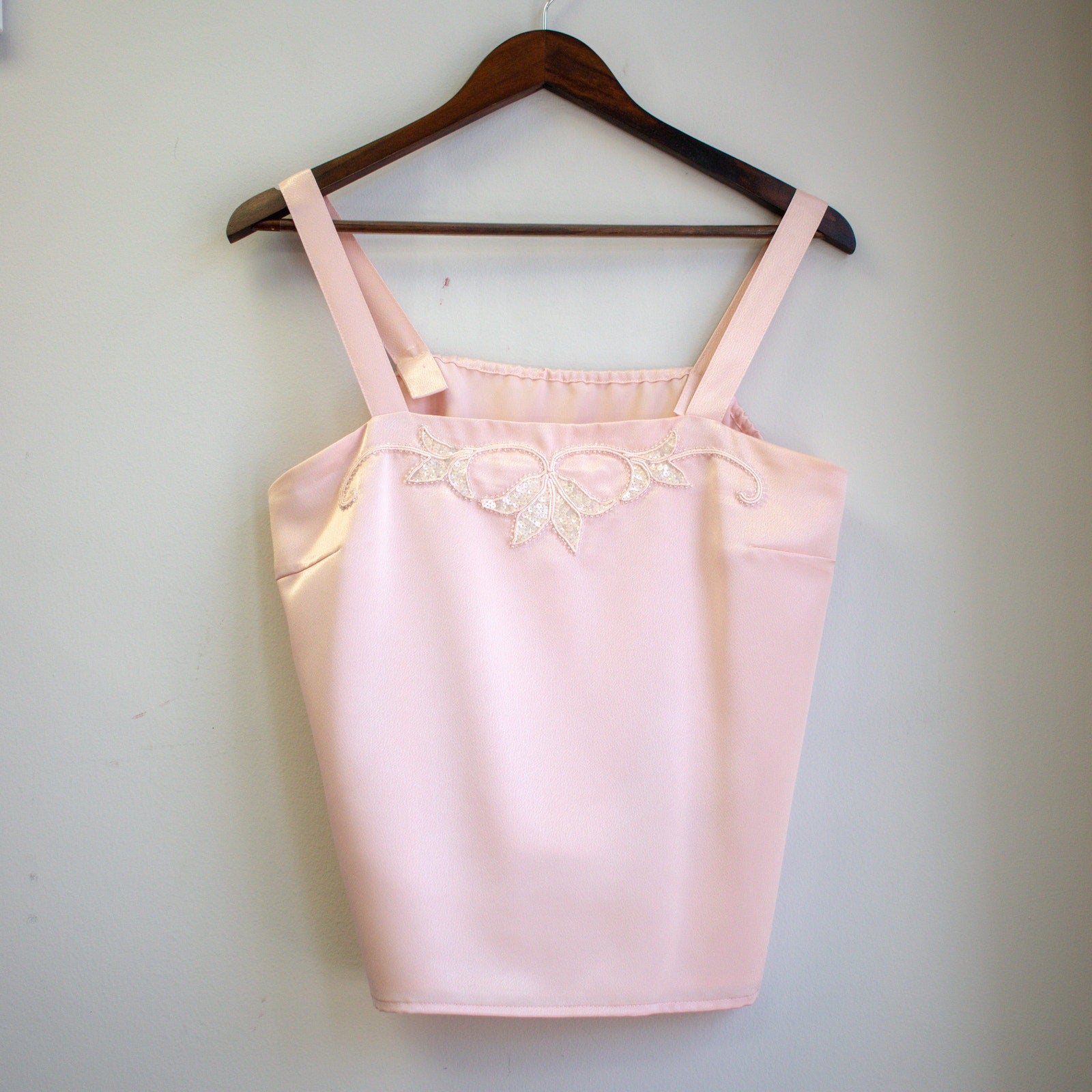 Nolan Miller Soft Pink Bedazzled Sleep Shirt Size 12