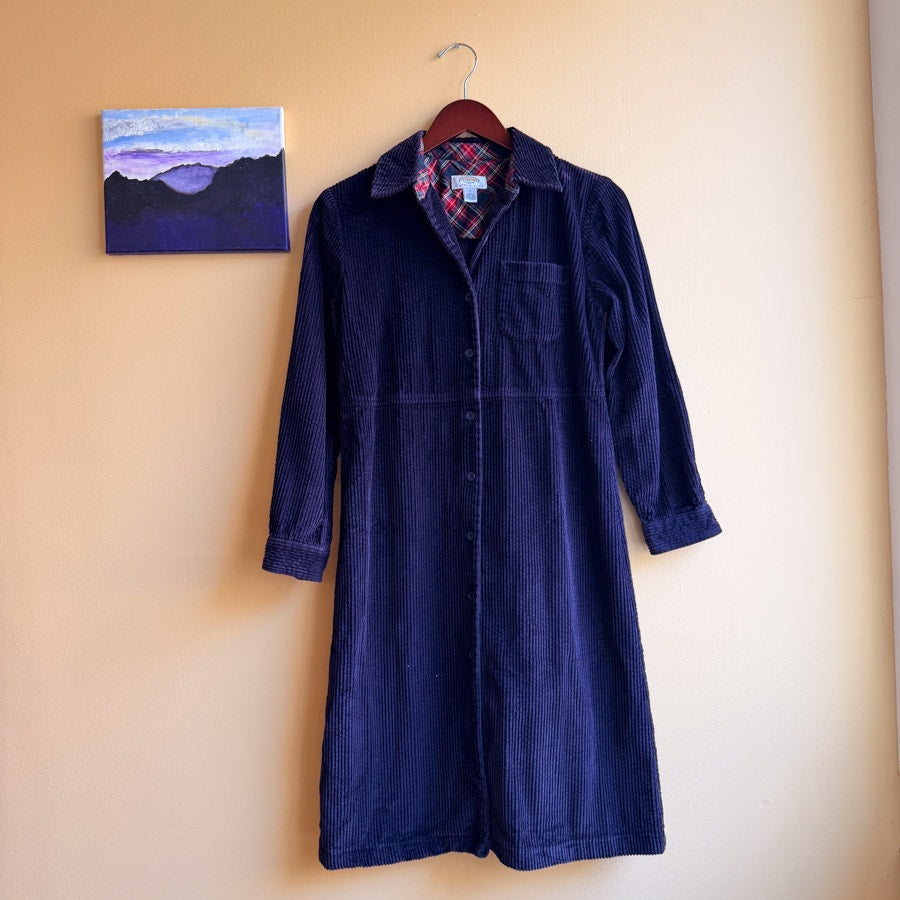 Talbots Corduroy Fall Dress Size 2