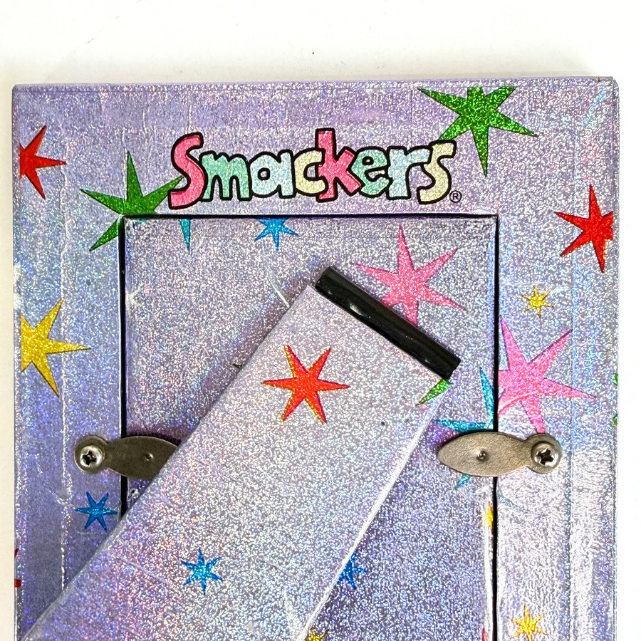 Y2K Purple Frame Smackers Bonne Bell Star Pattern Sparkly Picture Frame