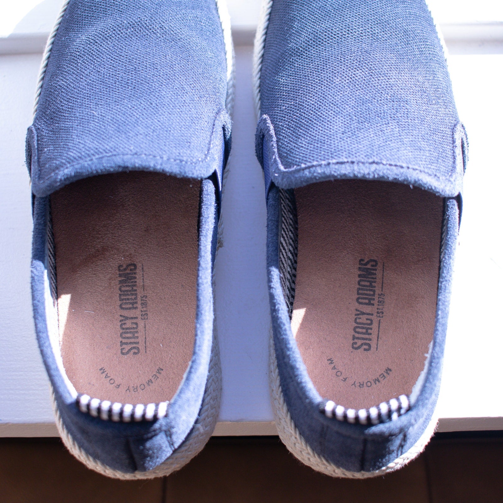 Stacy Adams Memory Foam Espadrilles Size 8.5M