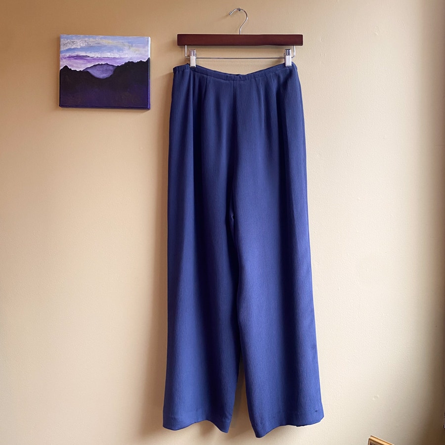 Women's Trousers Vintage Talbots Dusty Purple High Waisted Size 10