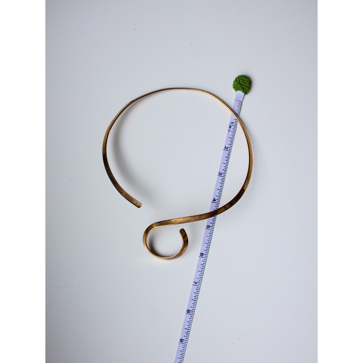 Vintage Brass Choker Necklace