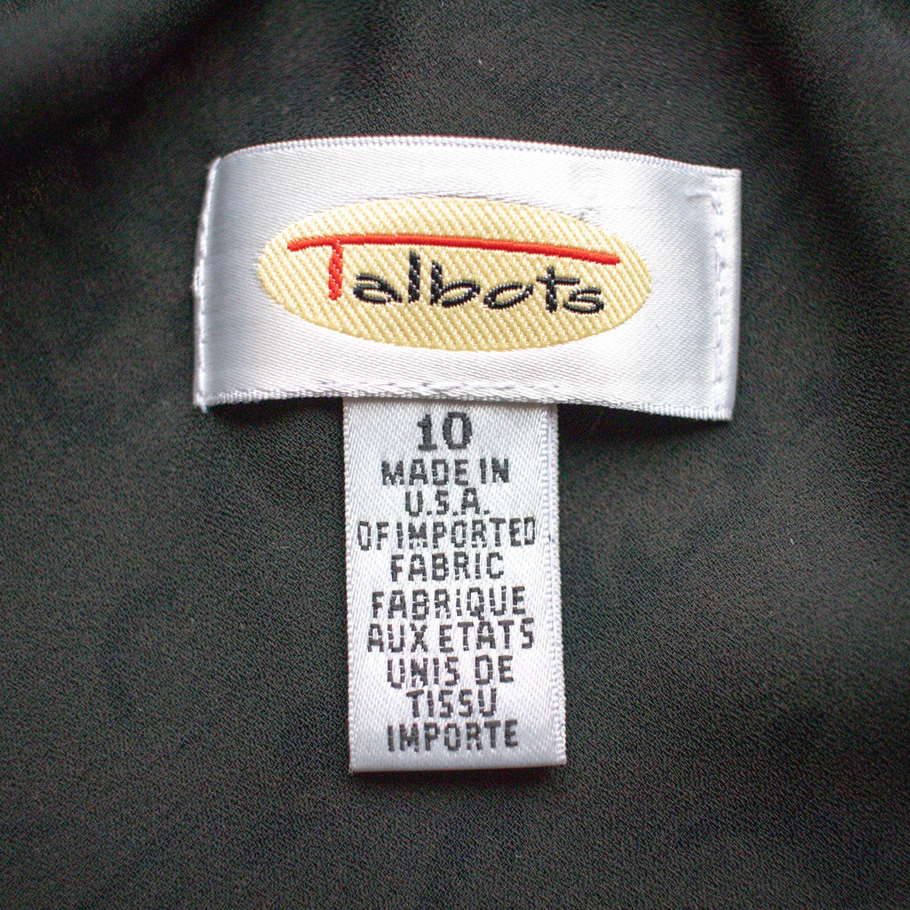 Talbots Paisley A-Line Midi Skirt Size 10