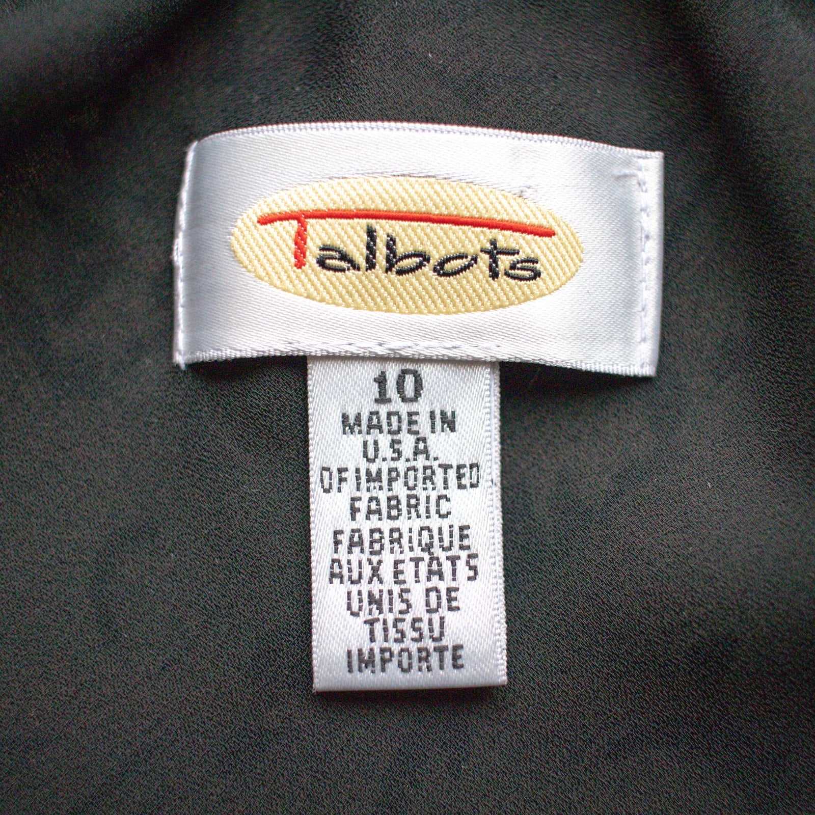 Talbots Paisley A-Line Knee Length Skirt Size 10