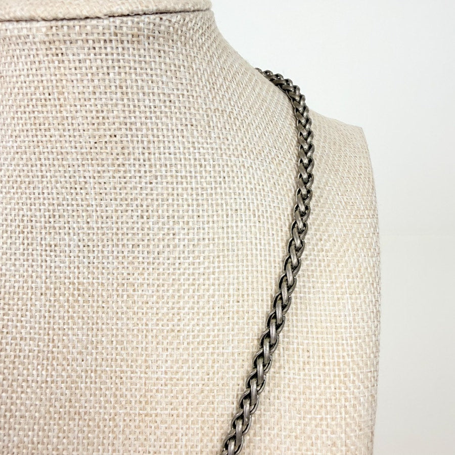 Wheat Silver Tone 18" Chain