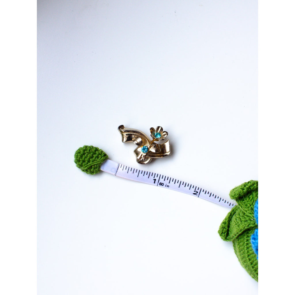 Floral Brooch Coro Gold Plated