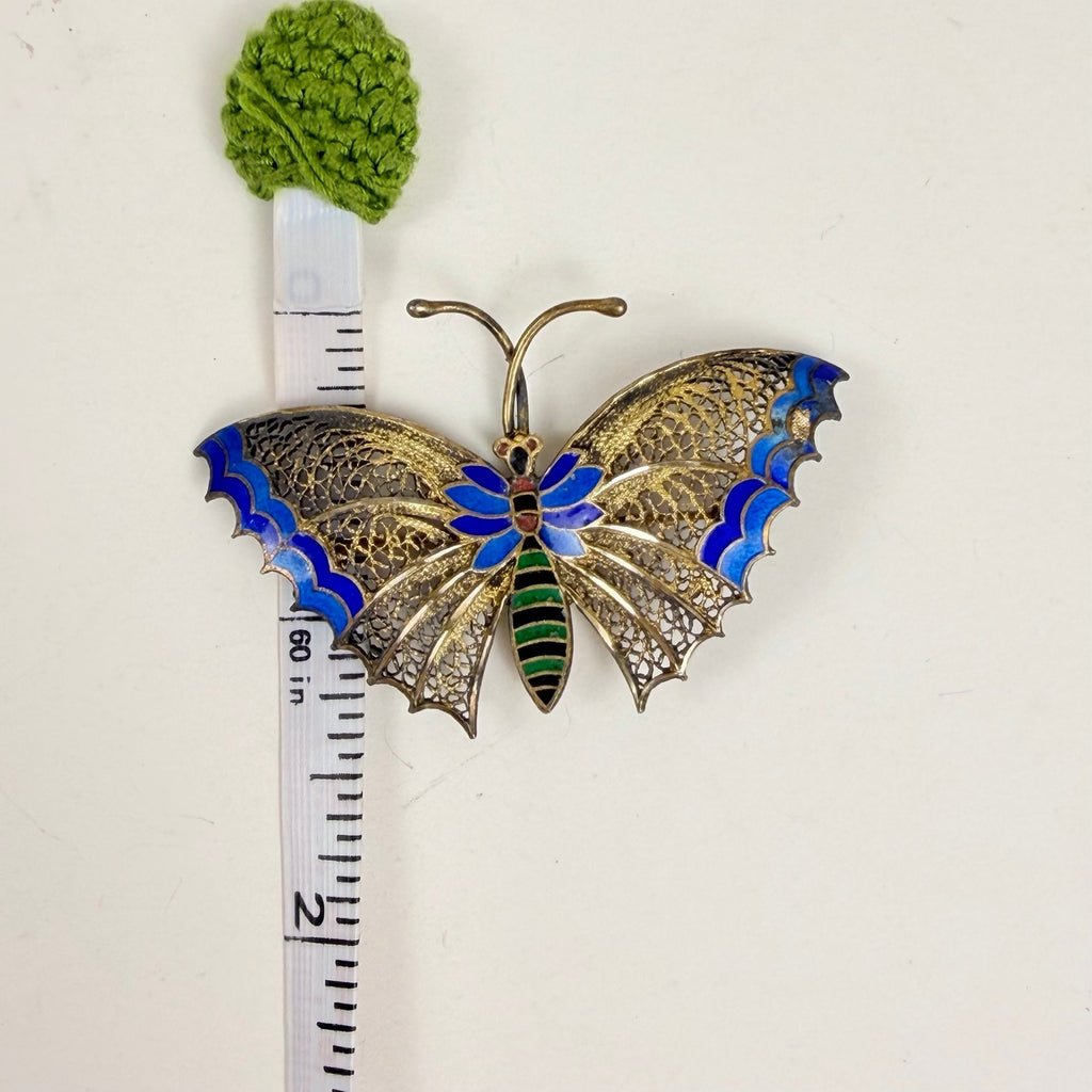 Golden Butterfly Brooch Butterfly Pin