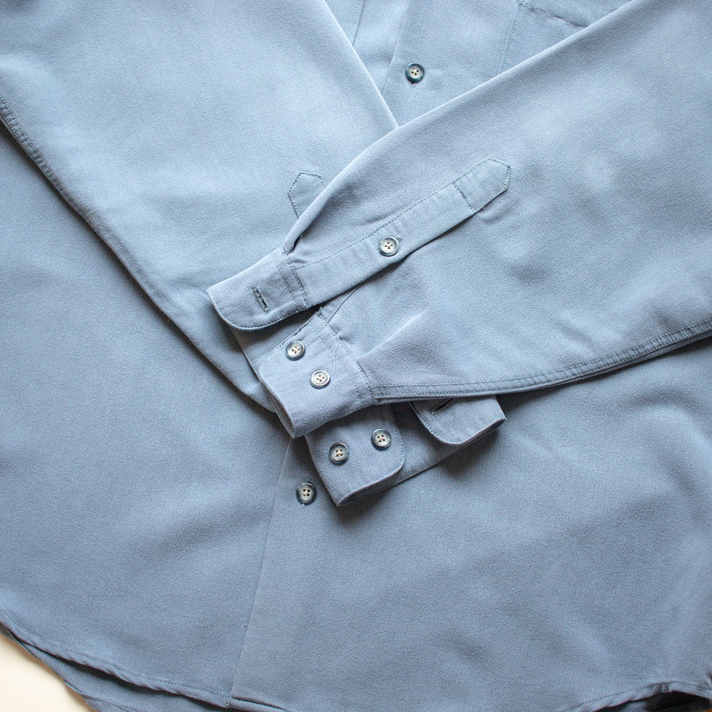 Vintage Powder Blue Button Up Size Large