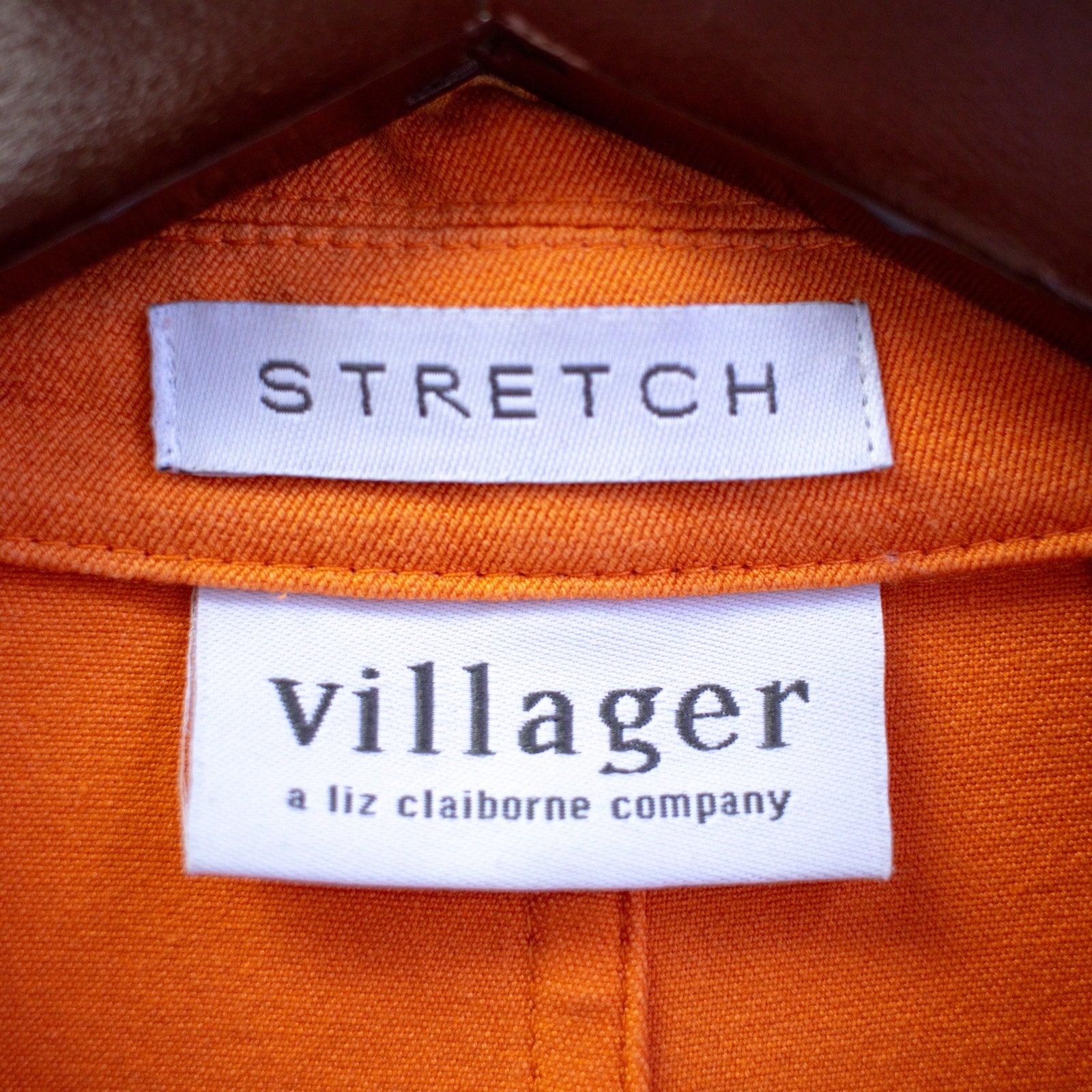 Vintage Liz Claiborne Orange Blazer Size 10