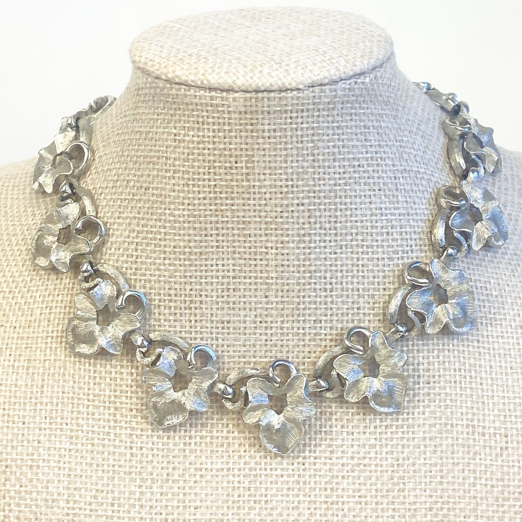 Vintage Puccini Choker Silver Tone