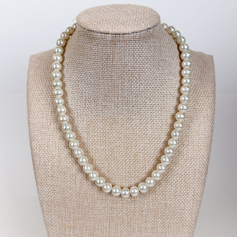 Glass Pearl Necklace