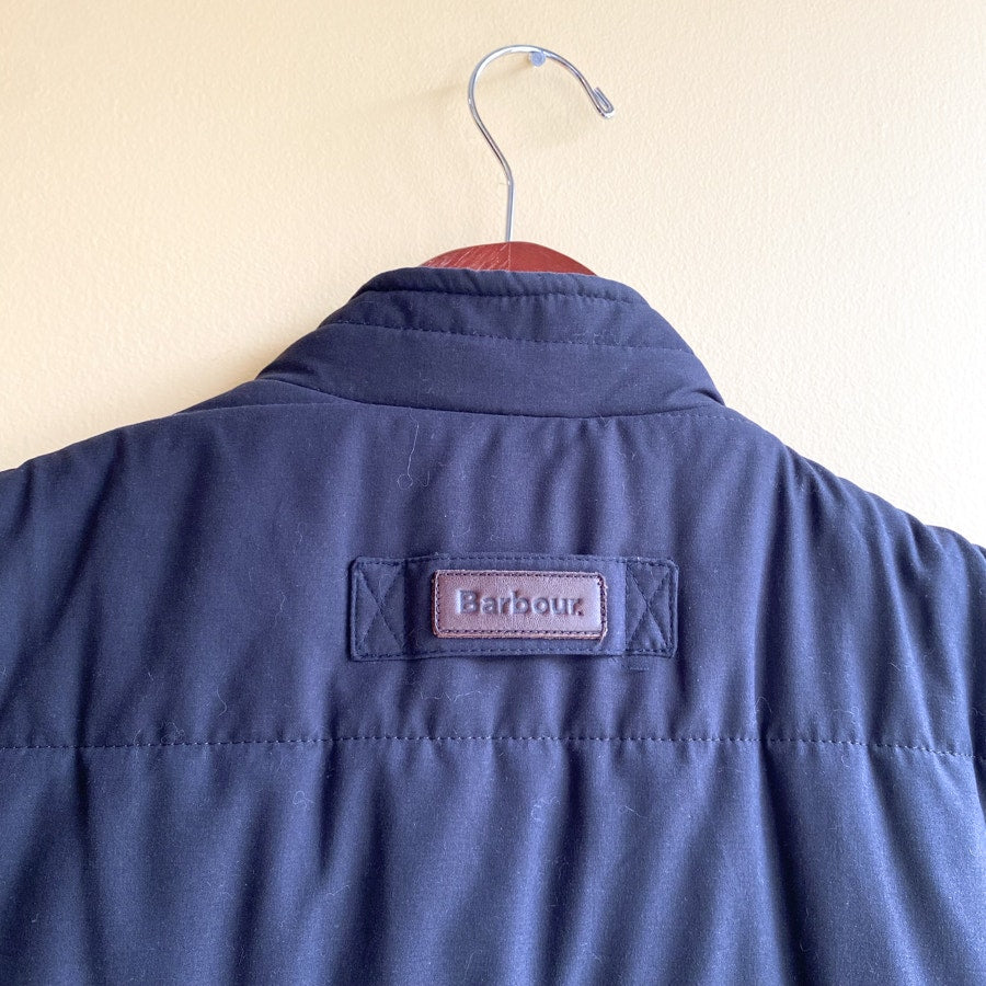 Quilted Vest Barbour Gilet Size Medium Navy